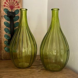 Green Vases
